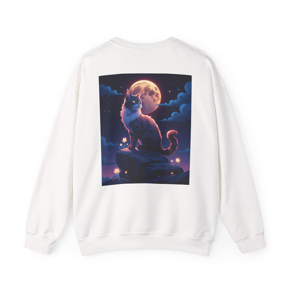 Moonlit Cat Crewneck Sweatshirt