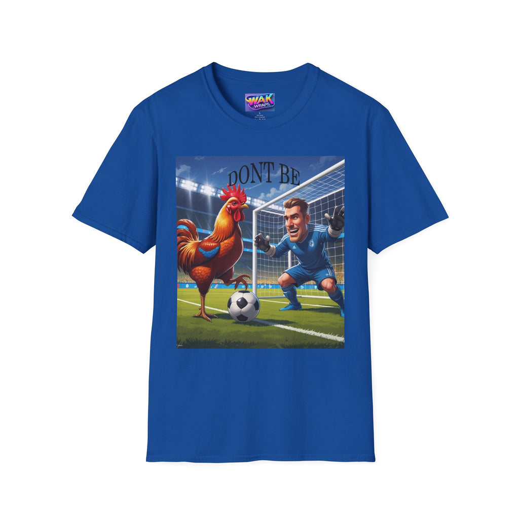 Rooster Being Blocked "Funny Football" T-Shirt