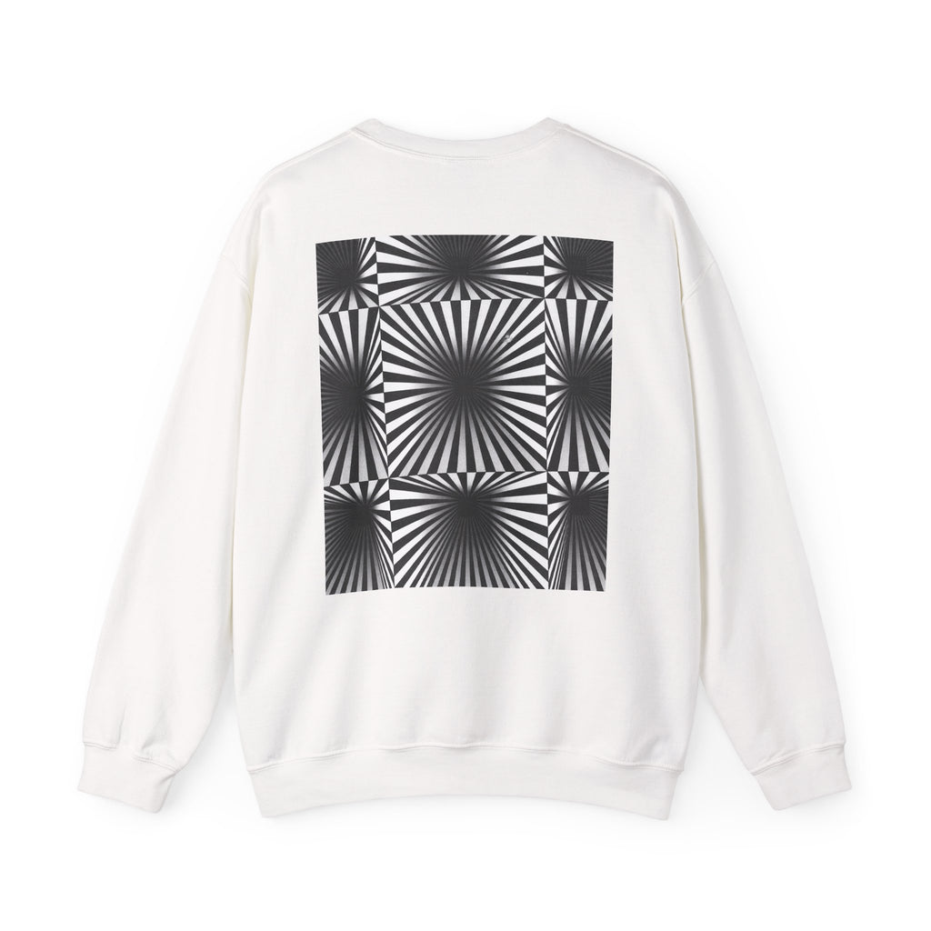 Optical Illusions Crewneck Sweatshirt — Mind-Bending Graphic Sweatshirt