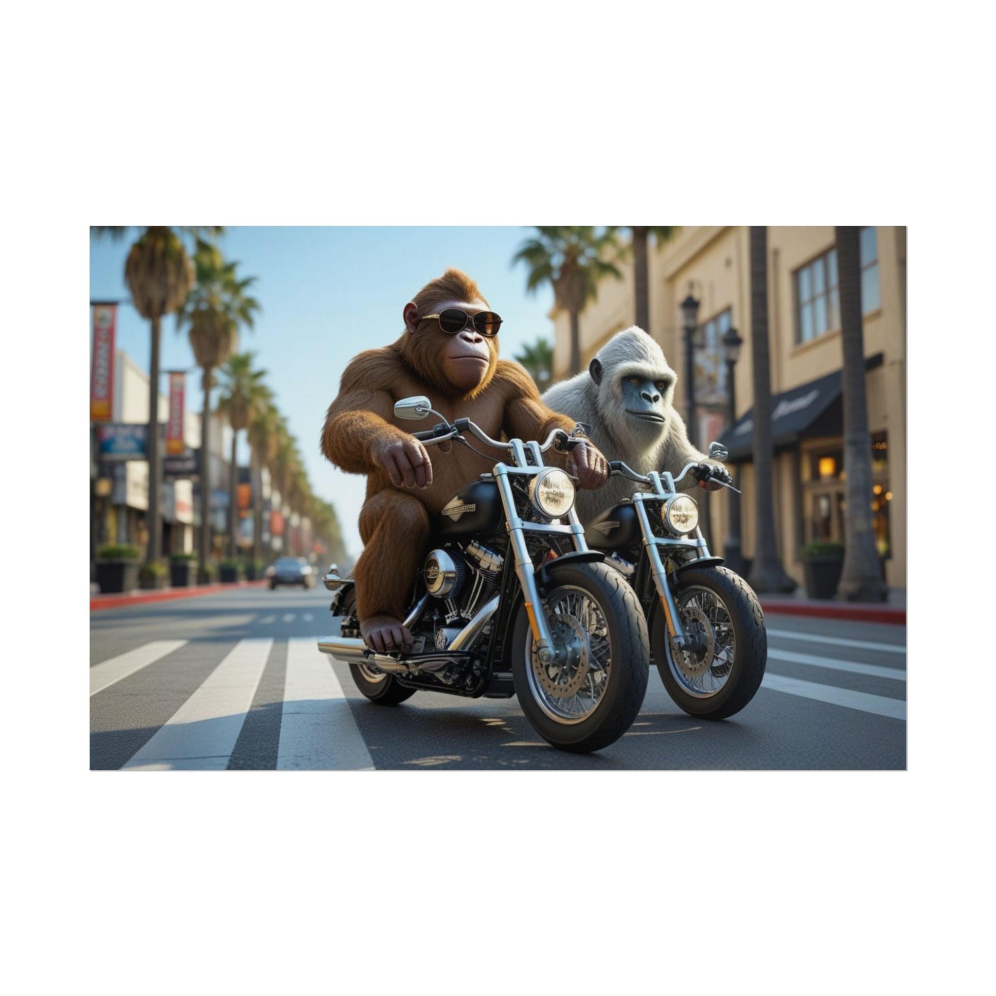 Bigfoot & Yeti Cruise Hollywood Poster