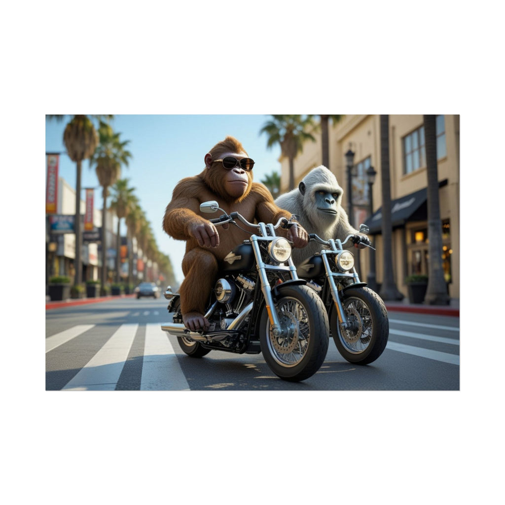 Bigfoot & Yeti Cruise Hollywood Poster