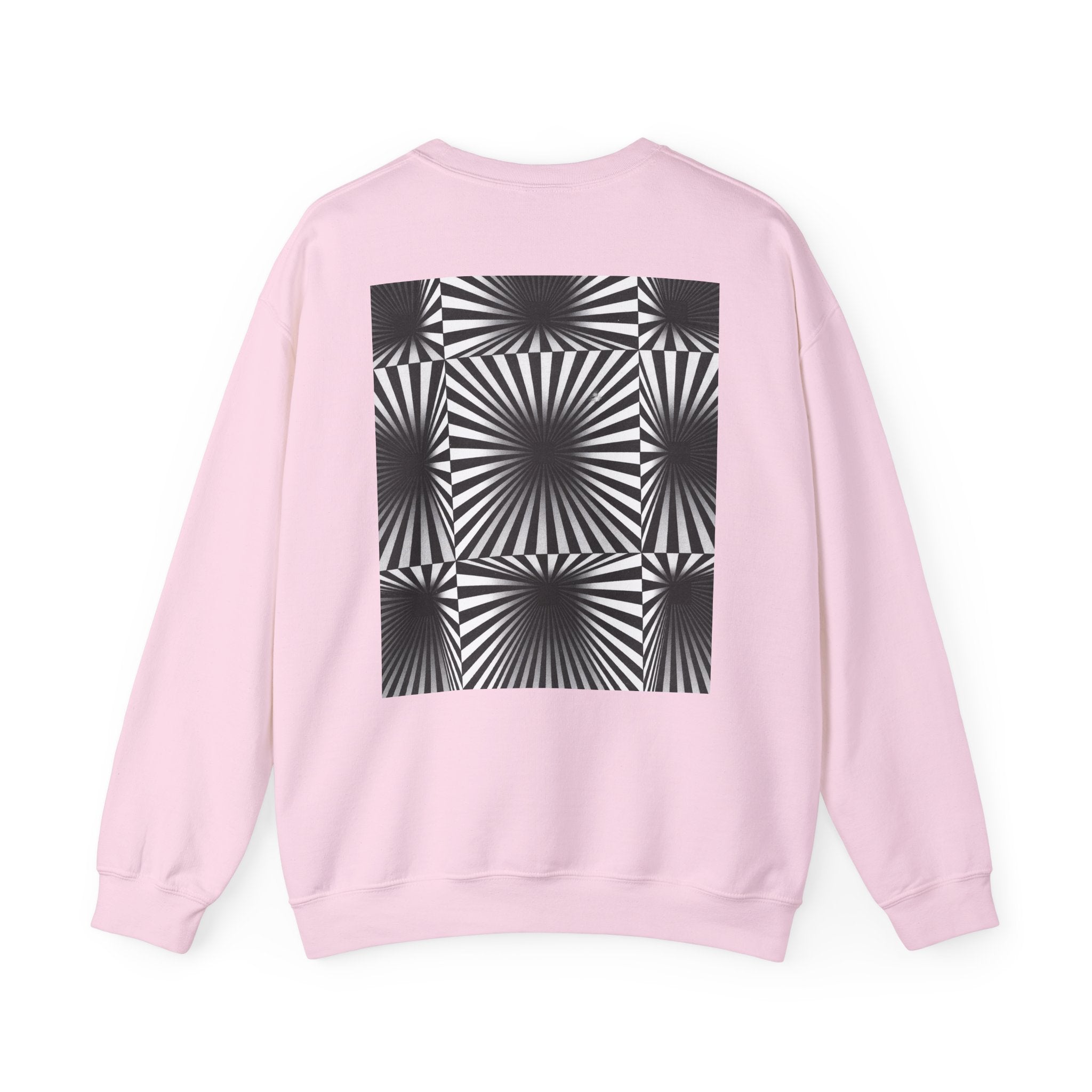 Optical Illusions Crewneck Sweatshirt — Mind-Bending Graphic Sweatshirt