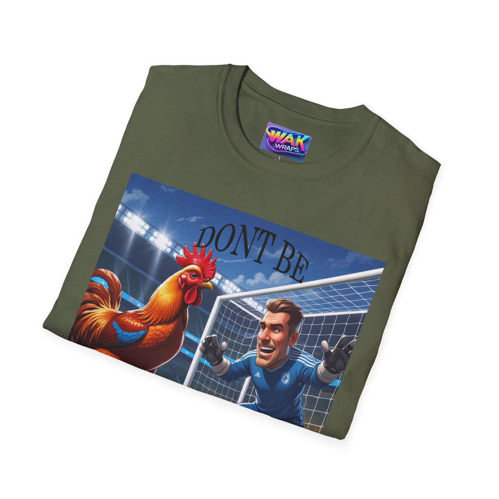 Rooster Being Blocked "Funny Football" T-Shirt