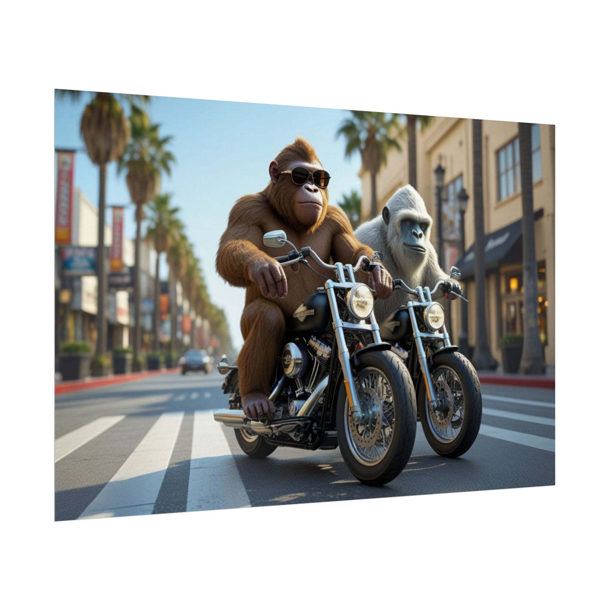 Bigfoot & Yeti Cruise Hollywood Poster