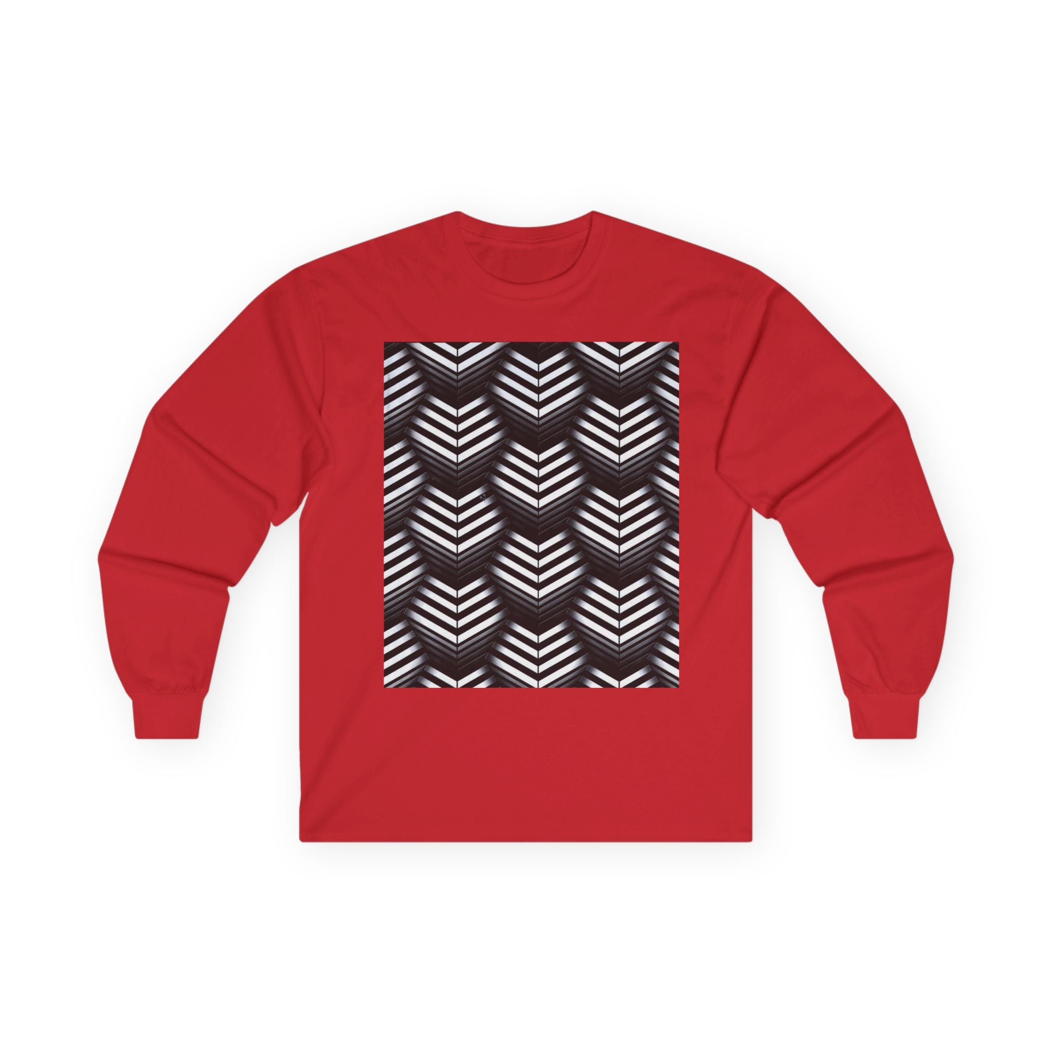 Optical Illusion Long Sleeve Tee