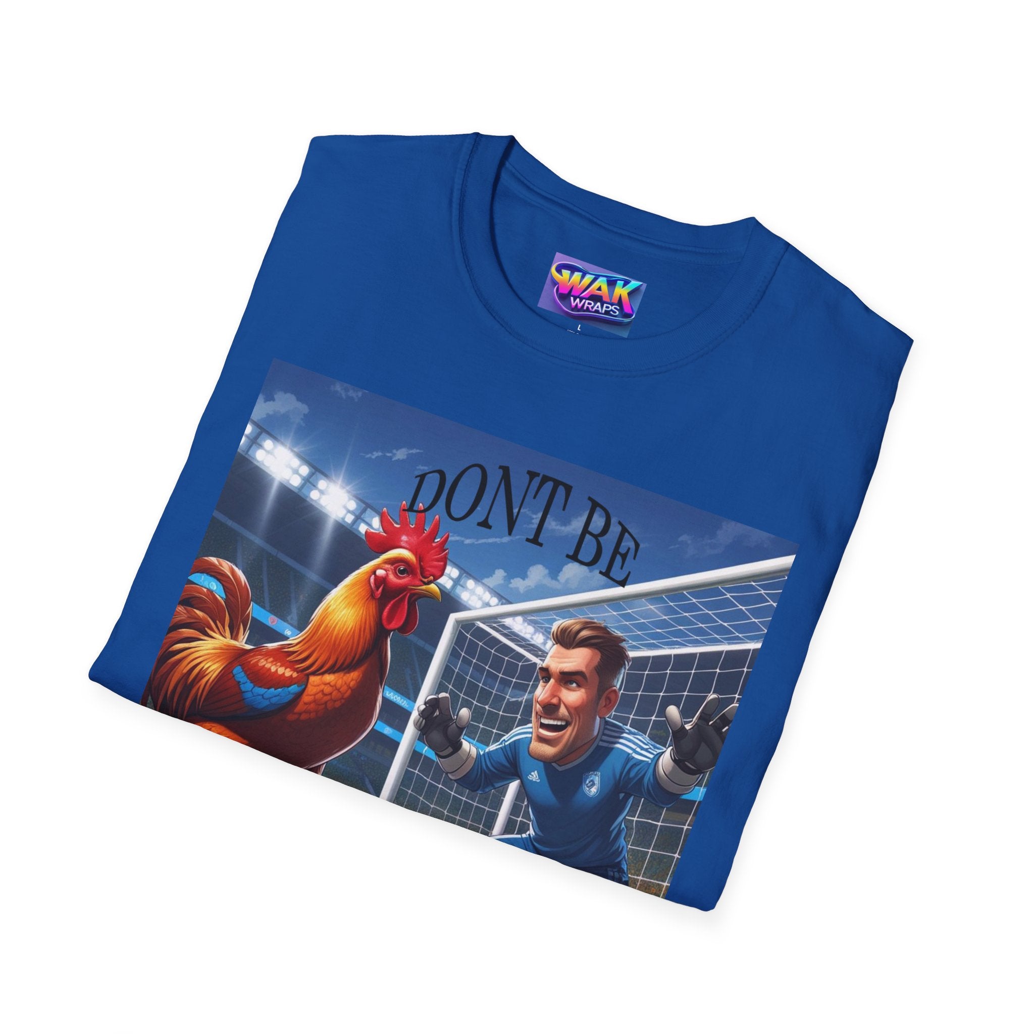 Rooster Being Blocked "Funny Football" T-Shirt