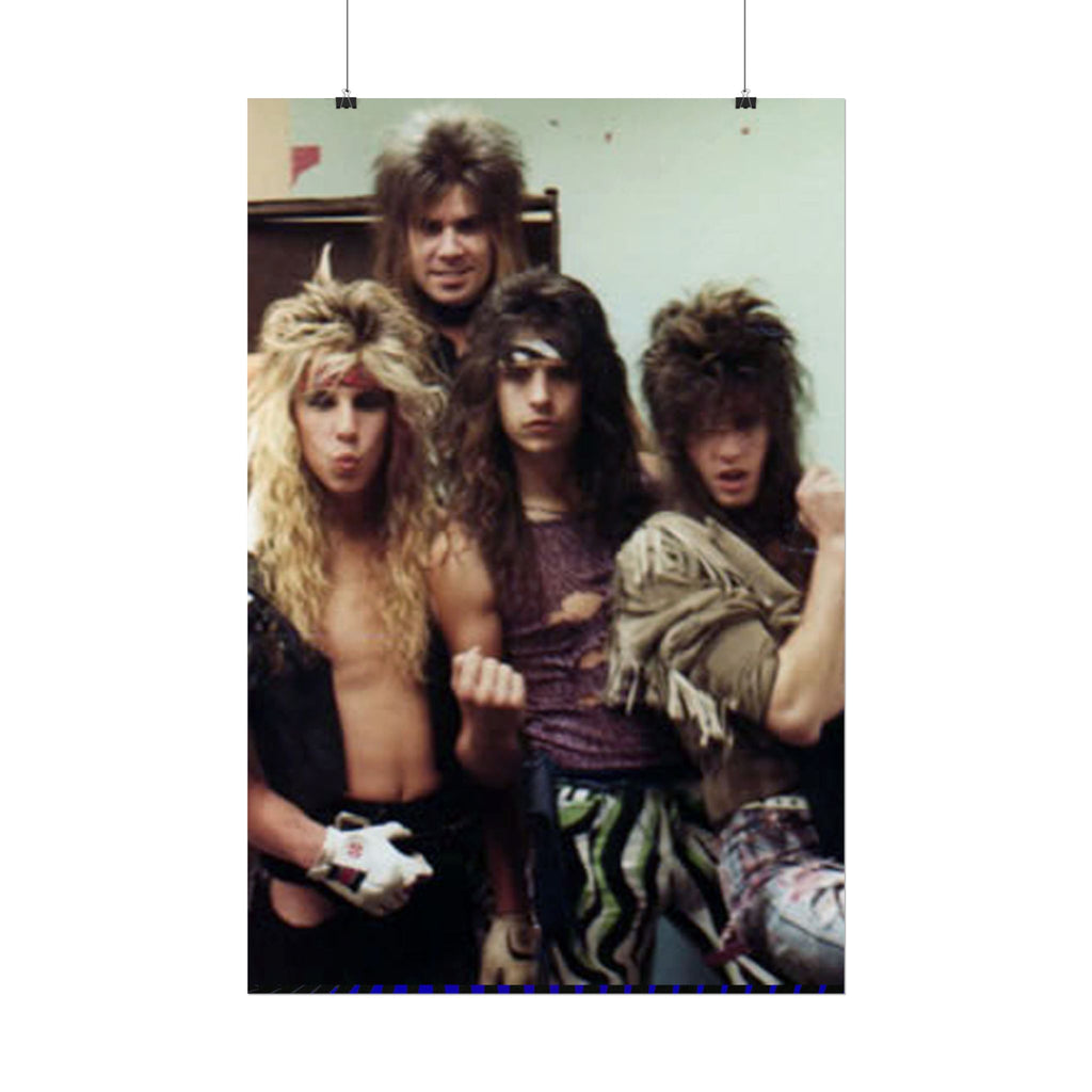 Durtie Blonde "Albuquerque" Rock n Roll Glam Band Rolled Poster